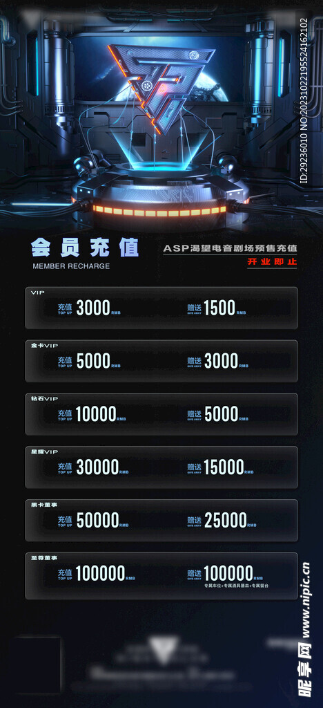 酒吧会员充值酒水优惠套餐