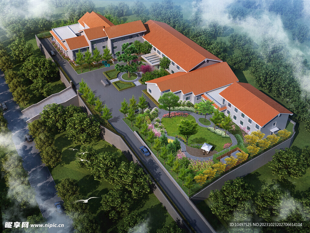 指挥中心鸟瞰图