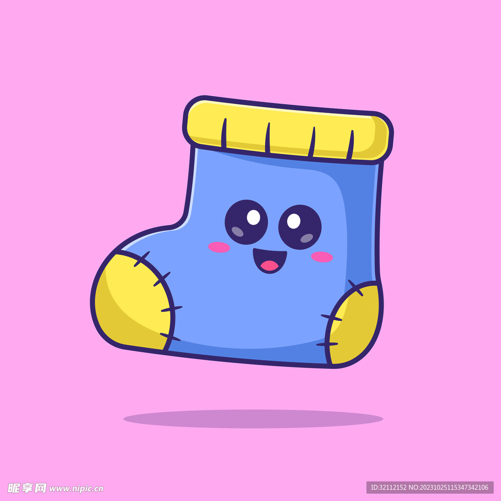 矢量卡通袜子