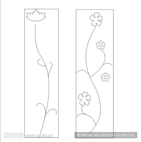 家具雕花 橱柜门雕花素材 