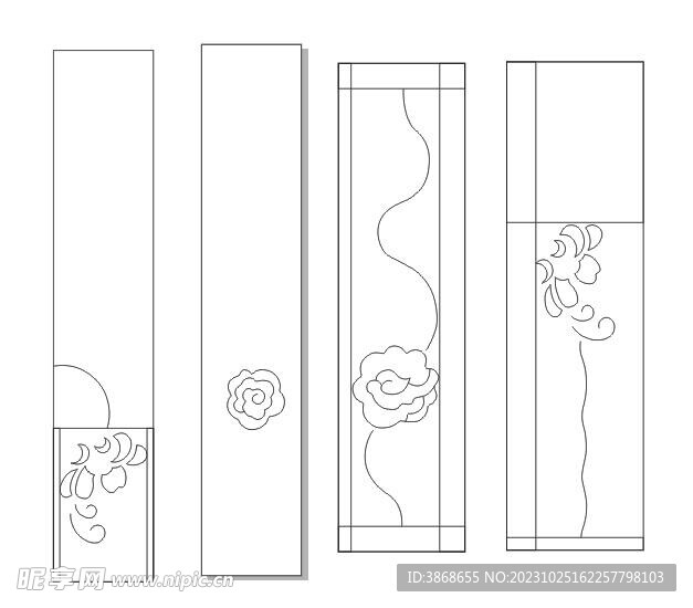 衣柜门雕花