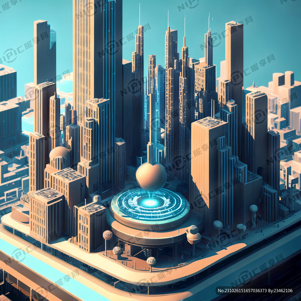 智慧城市 立体 科技