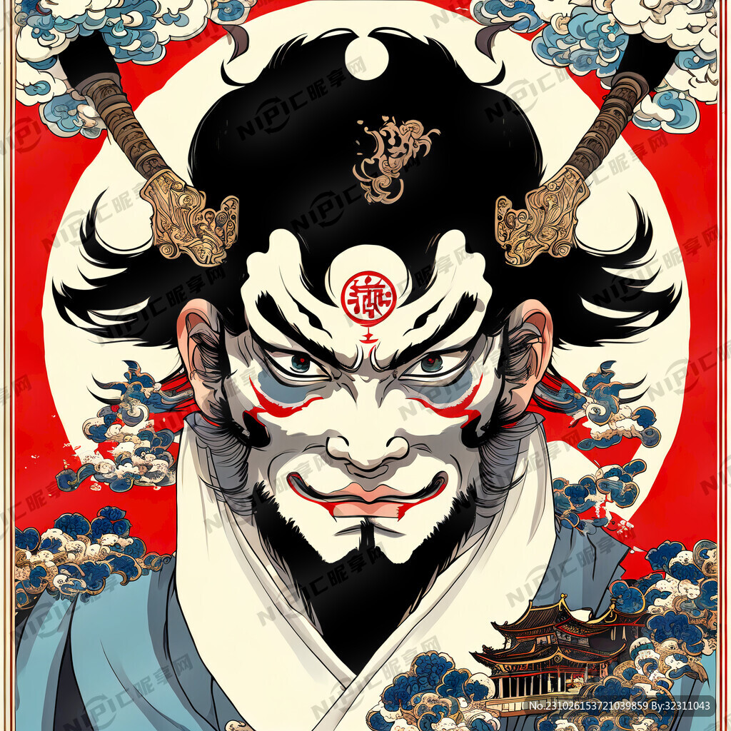 一身正气的钟馗 驱鬼抓魔