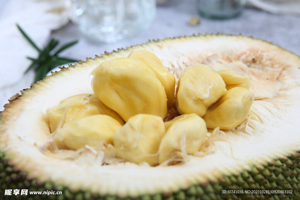新鲜菠萝蜜特写