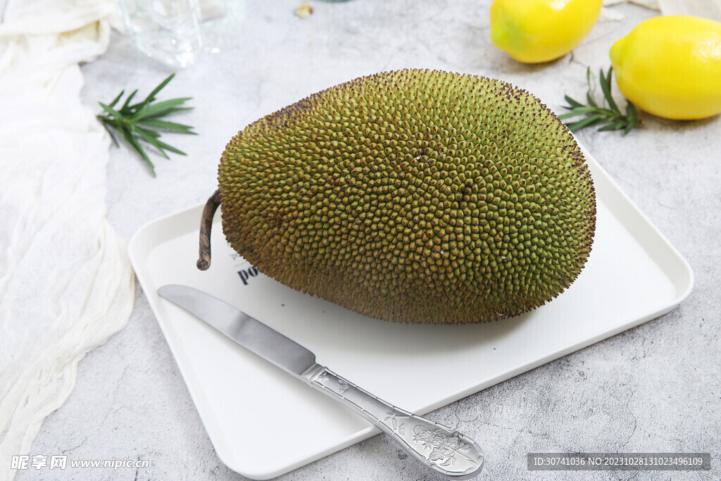 新鲜菠萝蜜素材