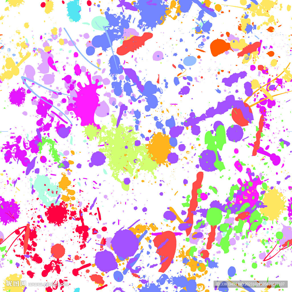 扎染 色块色点 印花