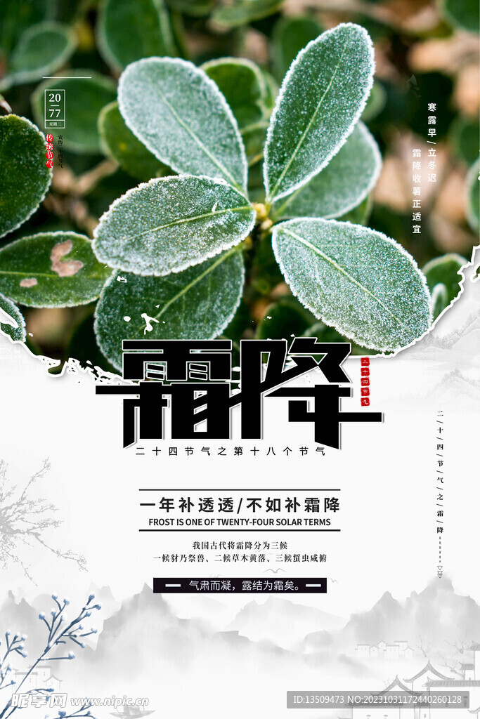 霜降 二十四节气