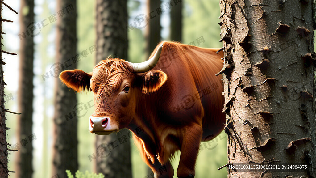 松材线虫寄居松褐天牛在它们身上