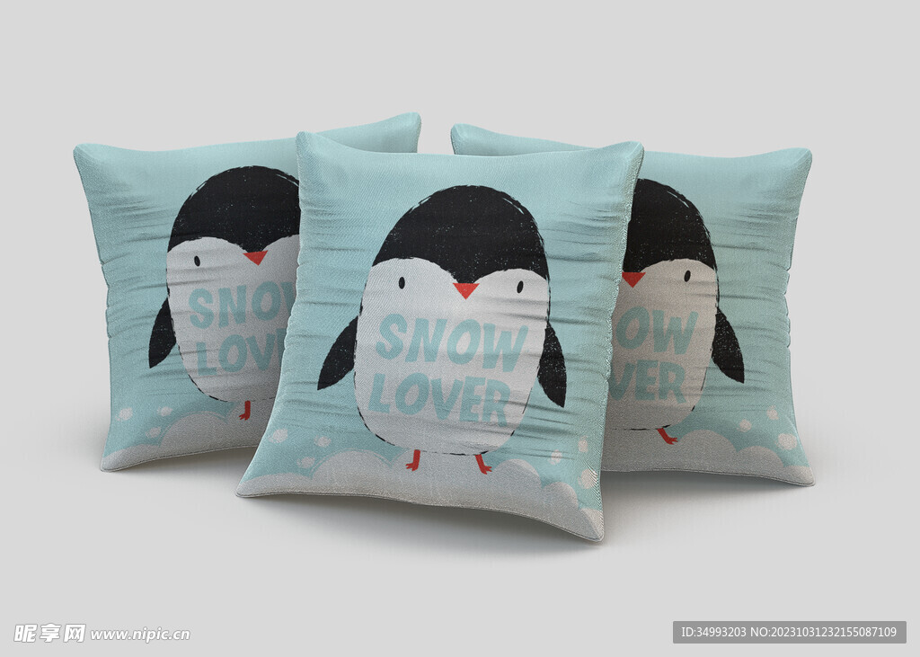 抱枕效果图样机