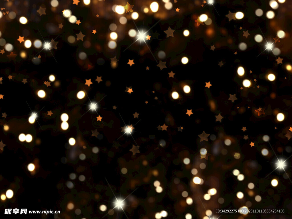 金色粒子辉煌背景