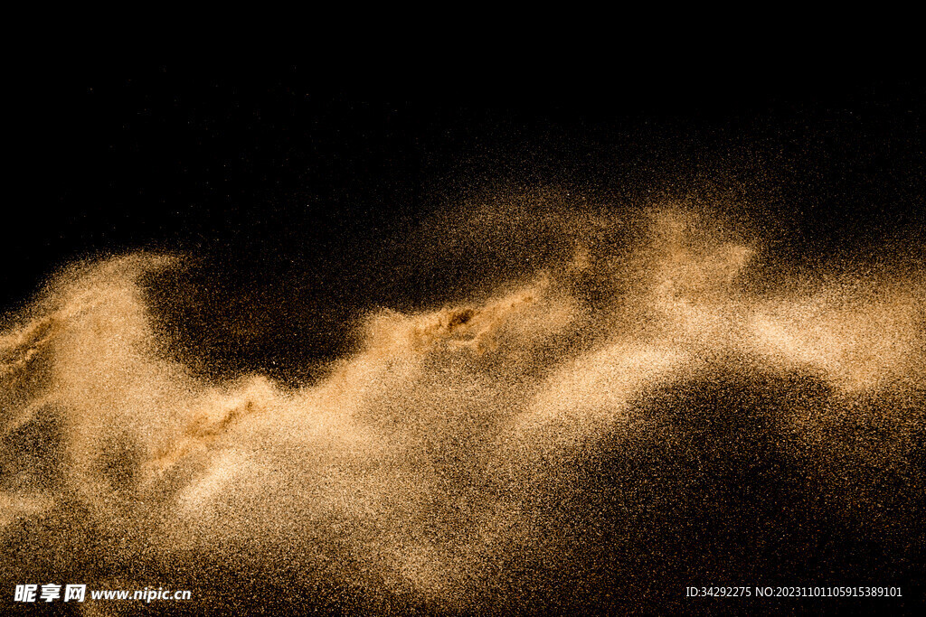 金色粒子辉煌背景