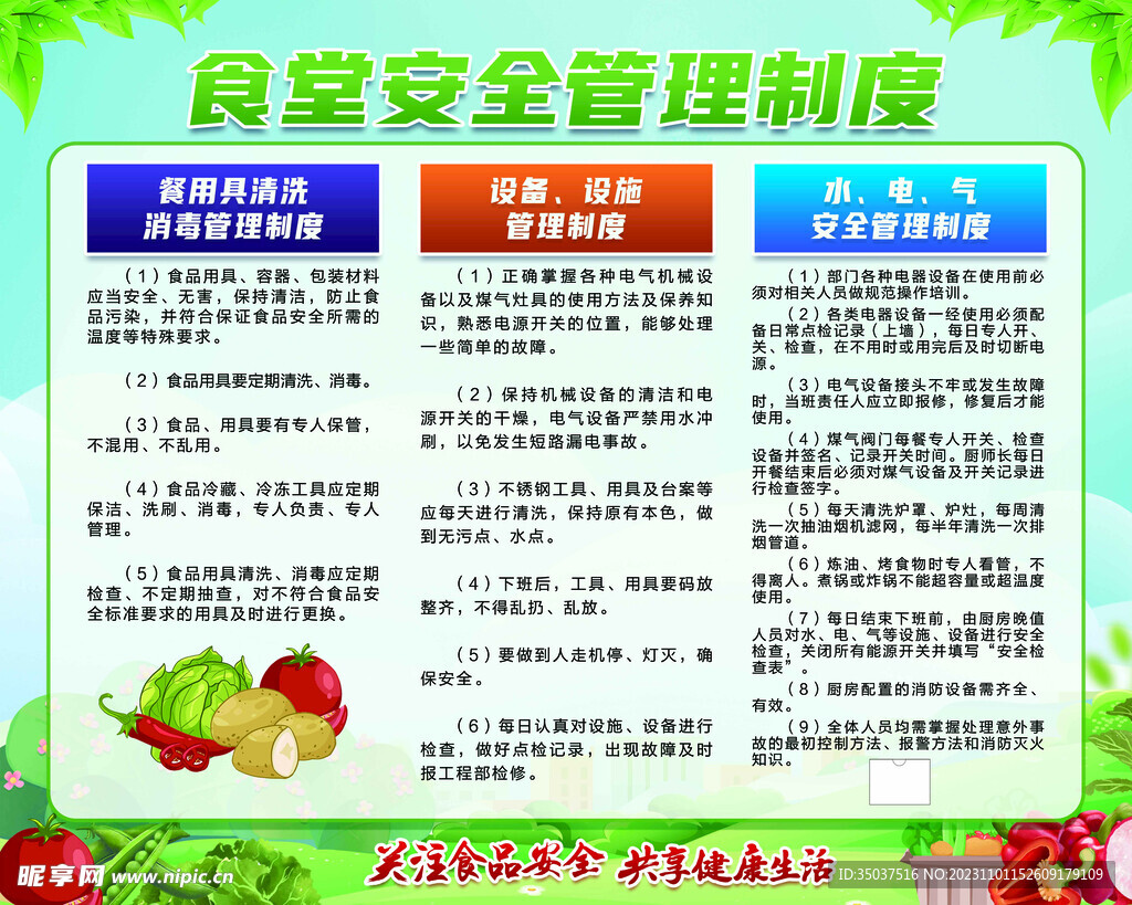 食堂安全制度