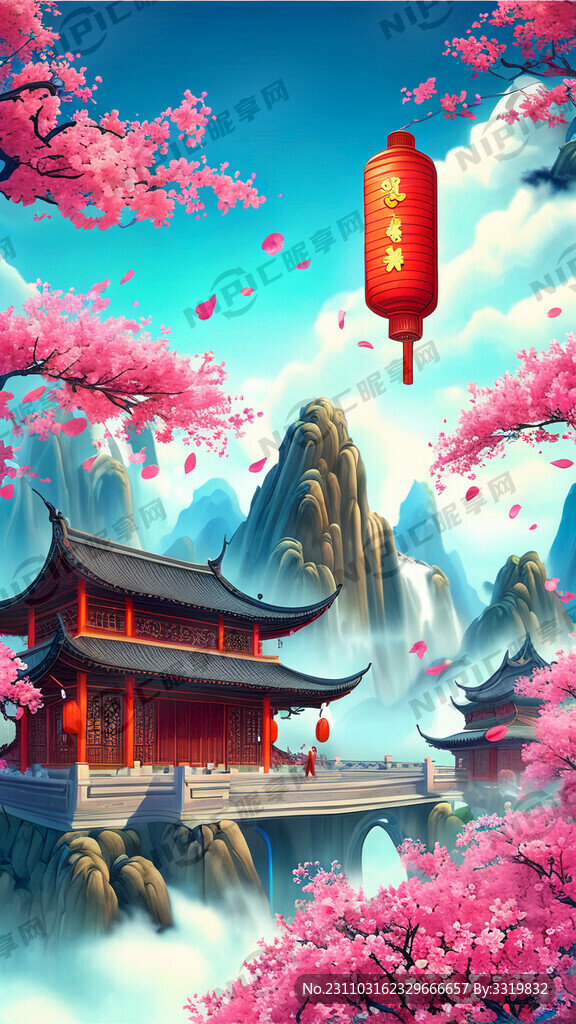 游戏梦幻唯美新中式风景 超高清