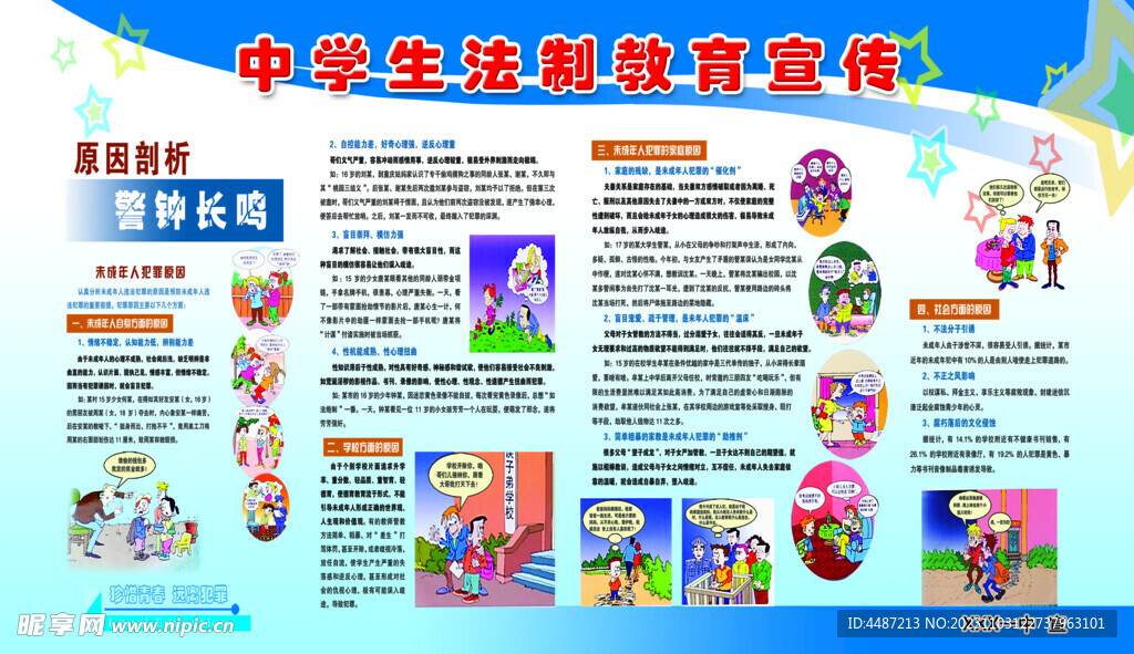 中小学生法制教育宣传栏