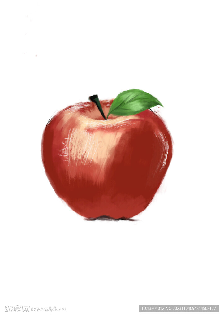 手绘苹果
