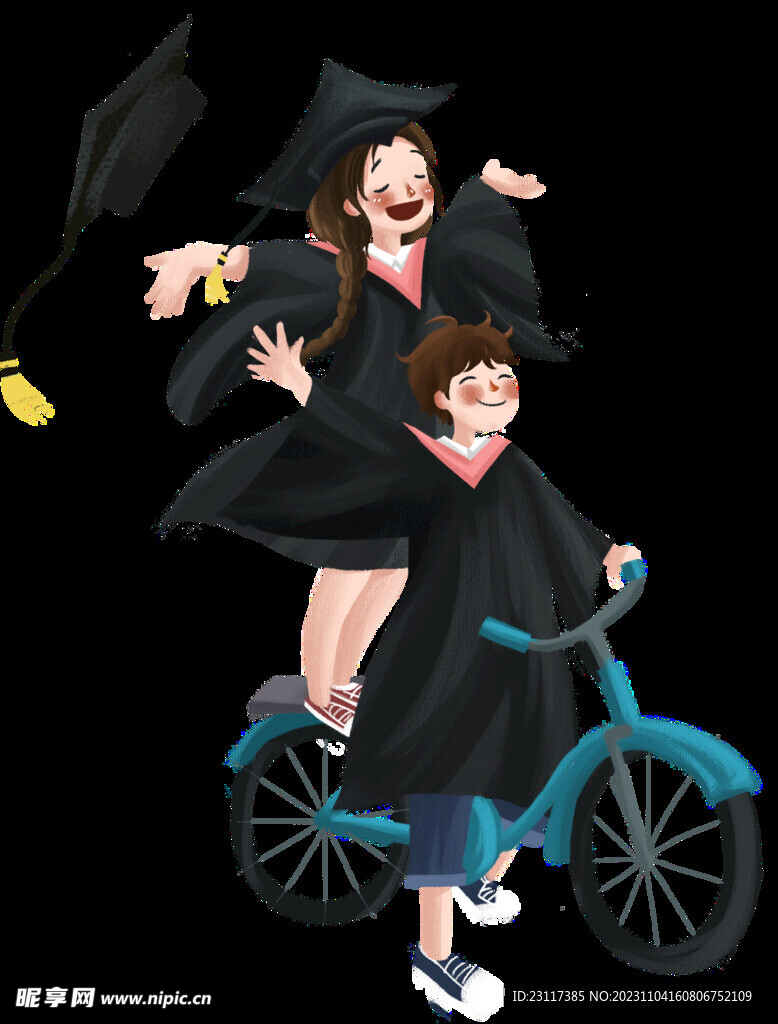 毕业卡通人物