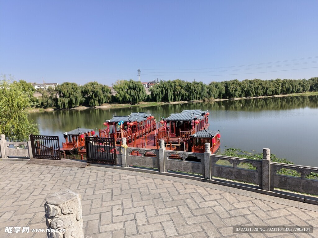 寿县南门游船码头