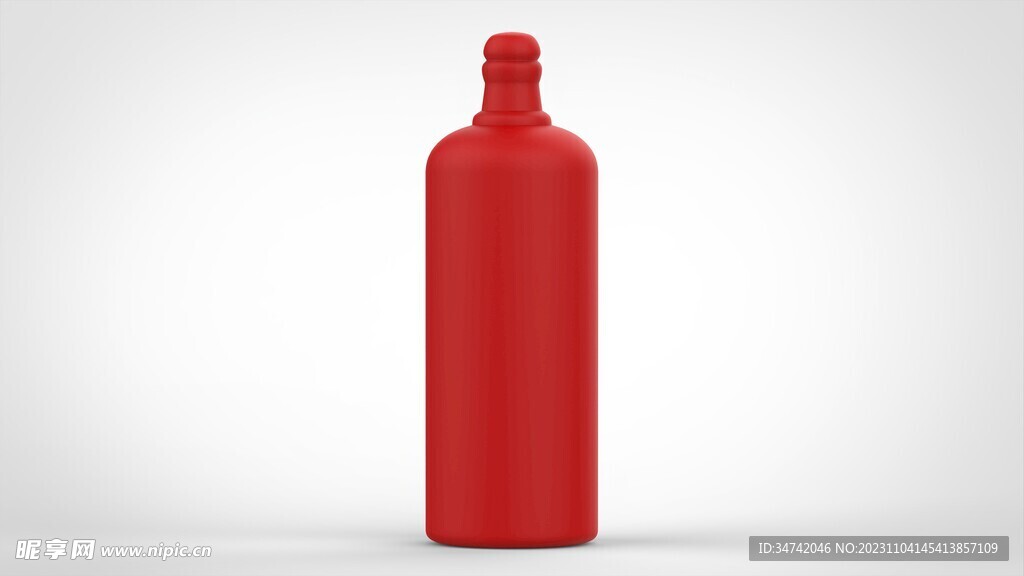 红色中国红瓶子