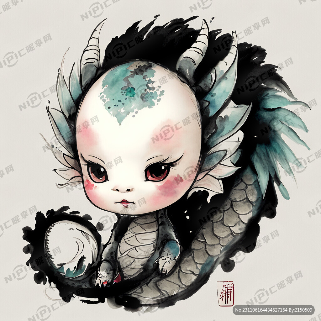 卡通龙造型 龙娃娃 卡通中国龙