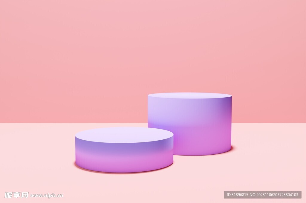 立体展台 C4D电商海报 台子