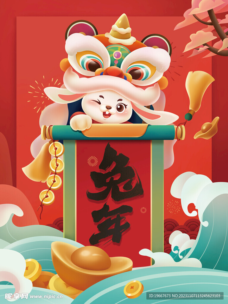 兔年海报  