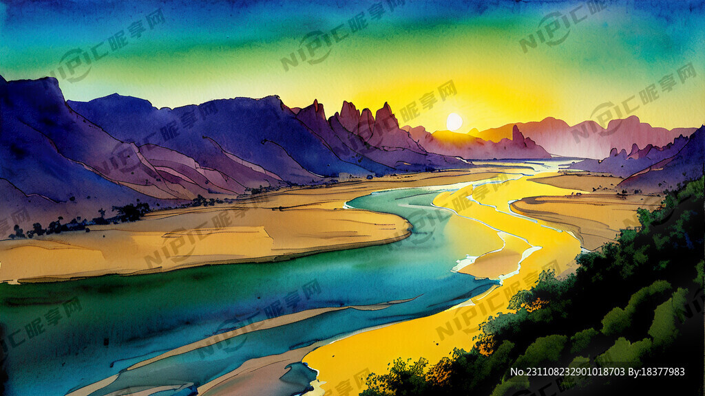 超大广角 俯视视角 大漠孤烟直