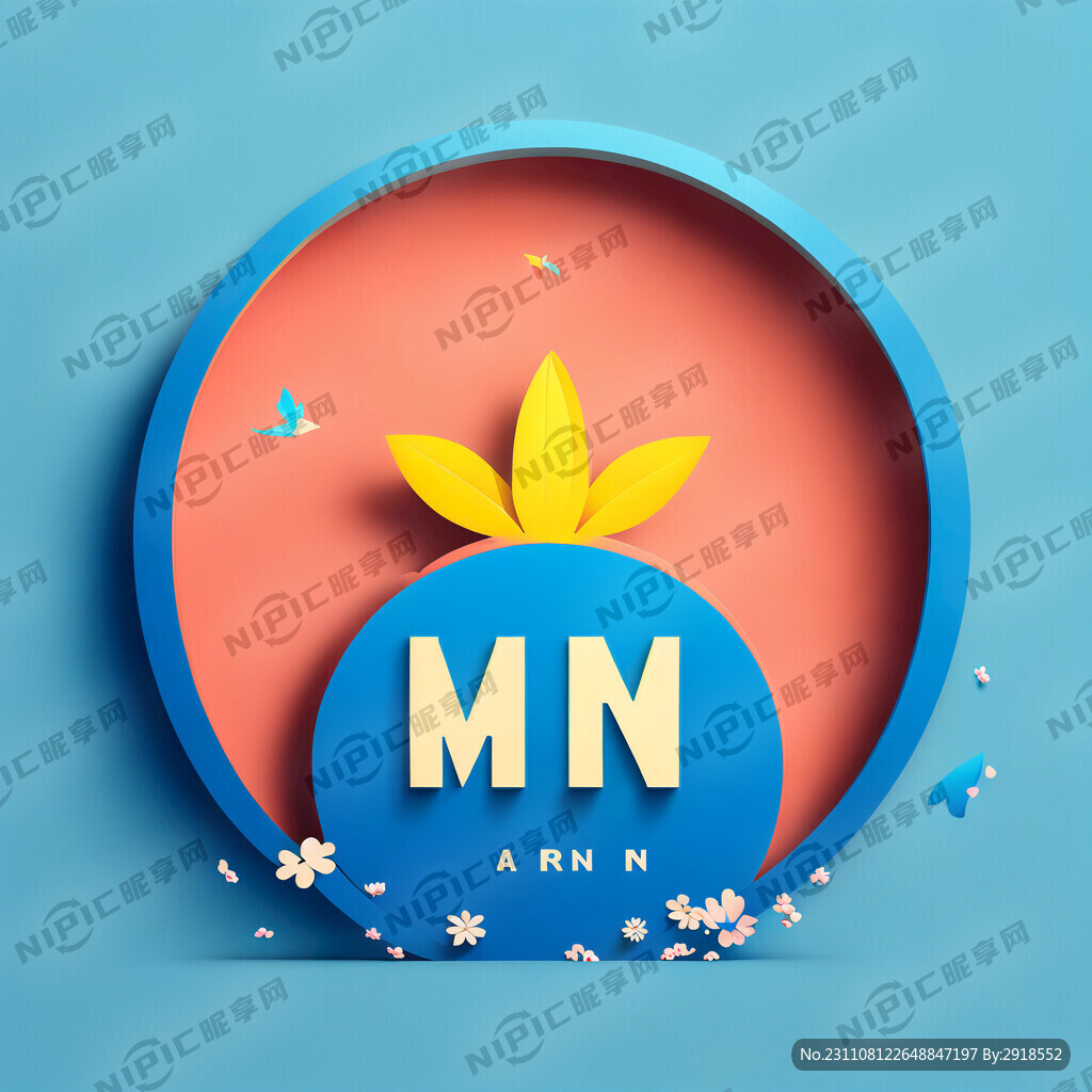 春潮广告标志 简洁明了 个性