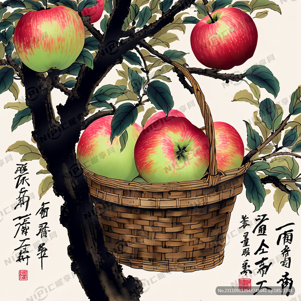 插画风格 写意 意境 高雅