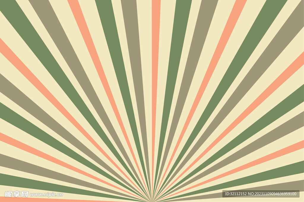 矢量复古射线背景