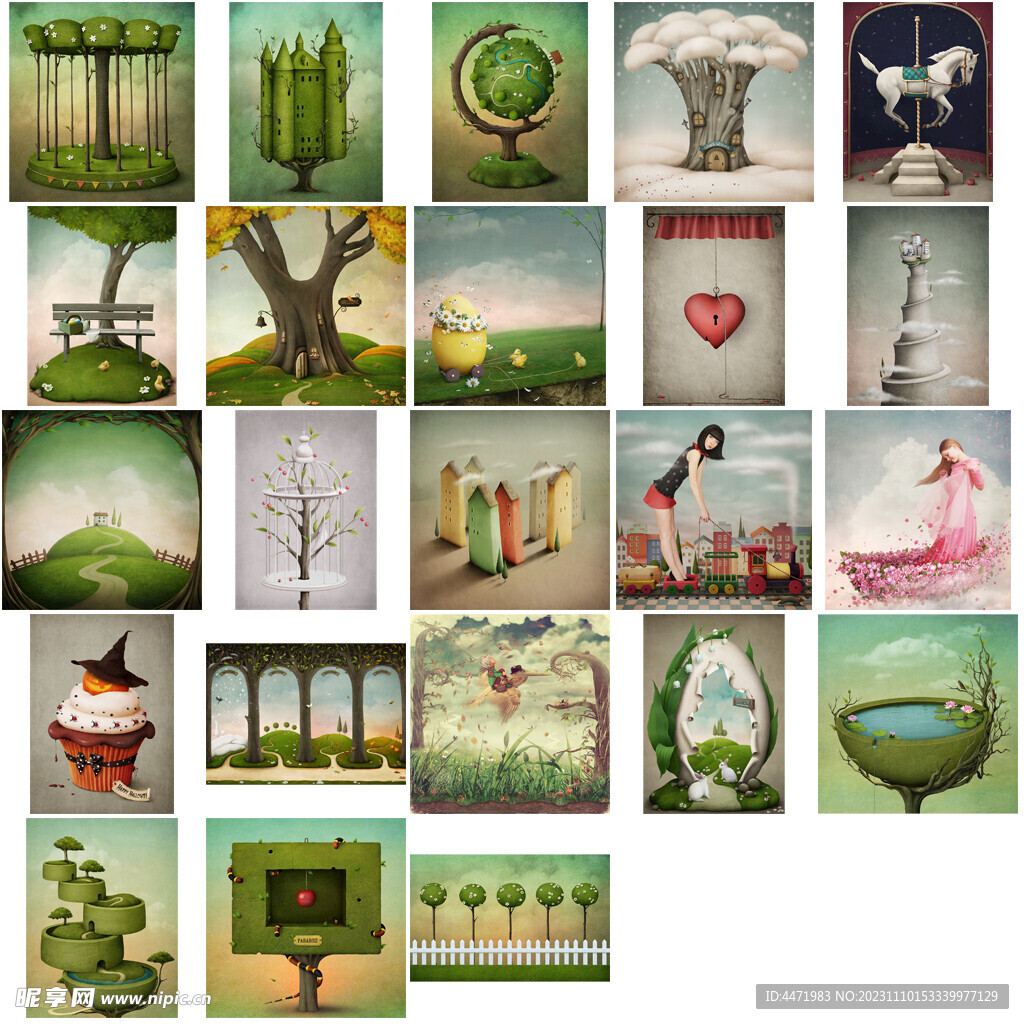 童话中的旋转木马