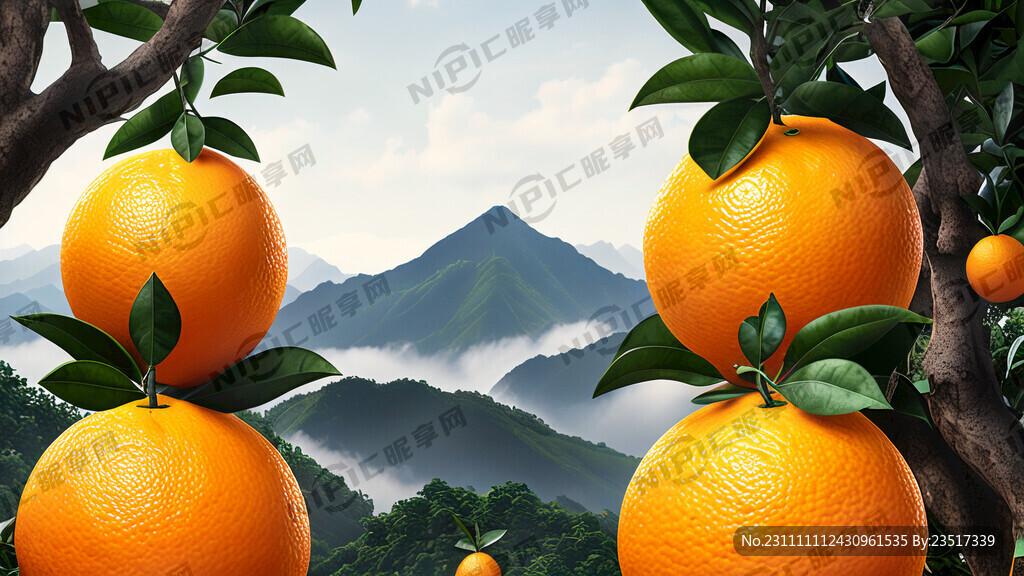 赣南脐橙 满山脐橙 个头大