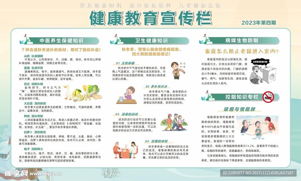 2023第四期健康教育宣传