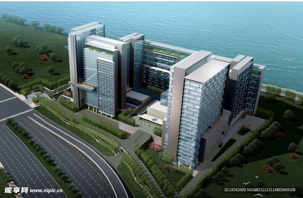 景观设计鸟瞰图