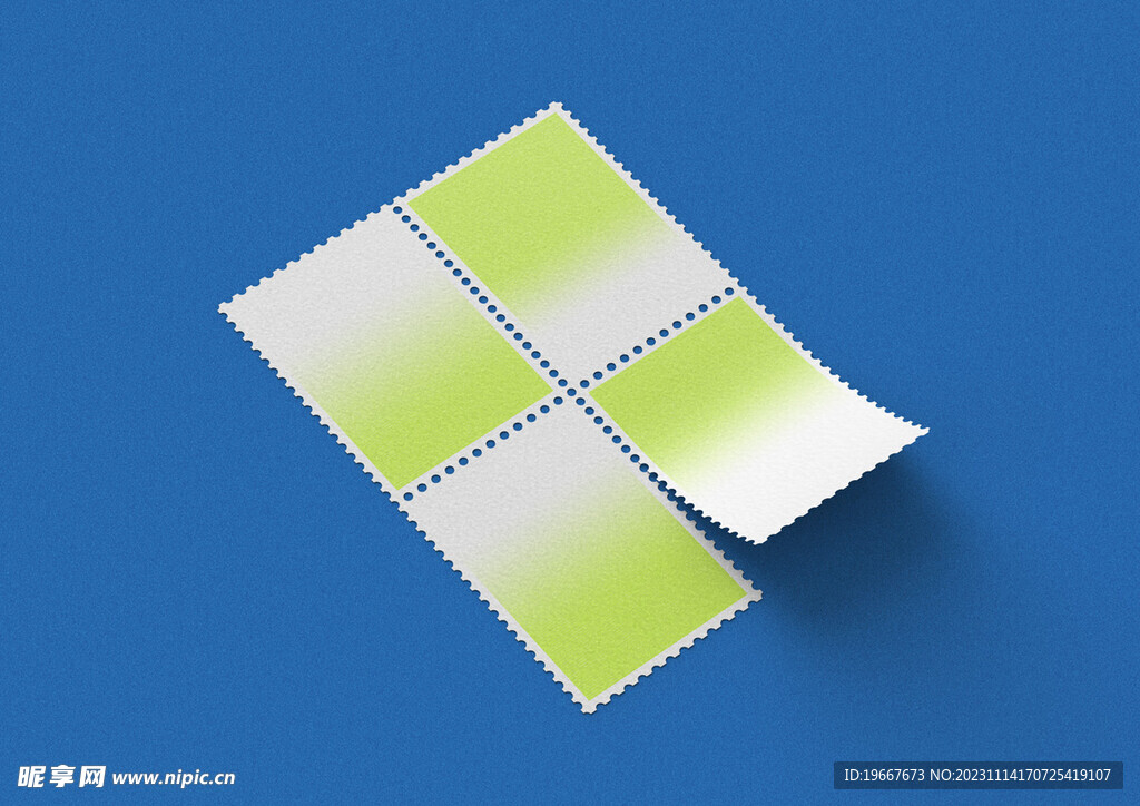 邮票样机 邮票贴纸样机 集邮样