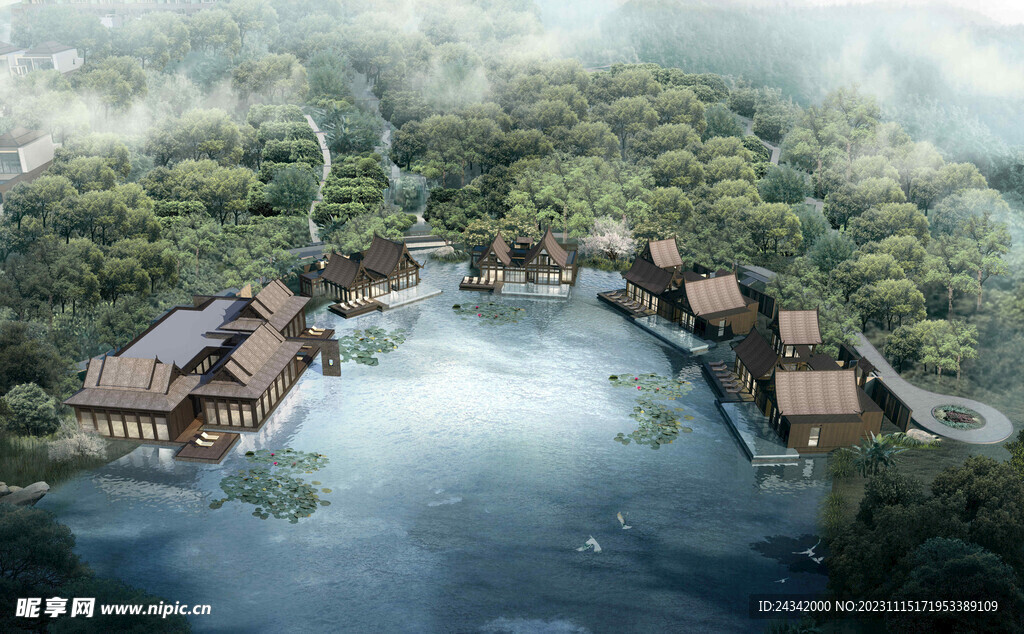 景观设计鸟瞰图