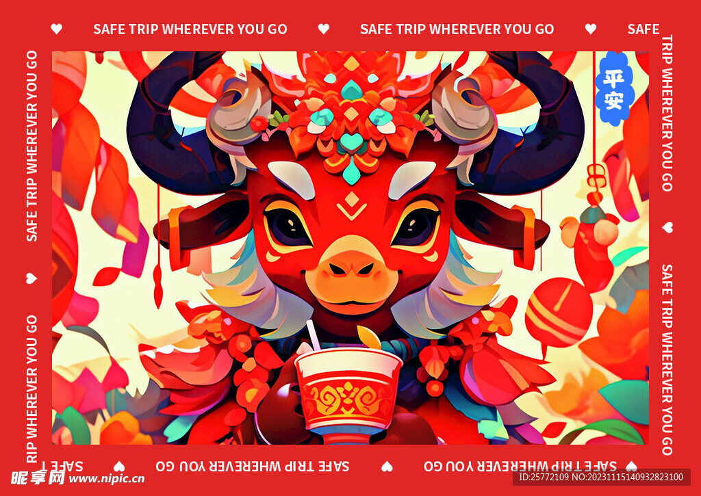 2024龙年地垫图案