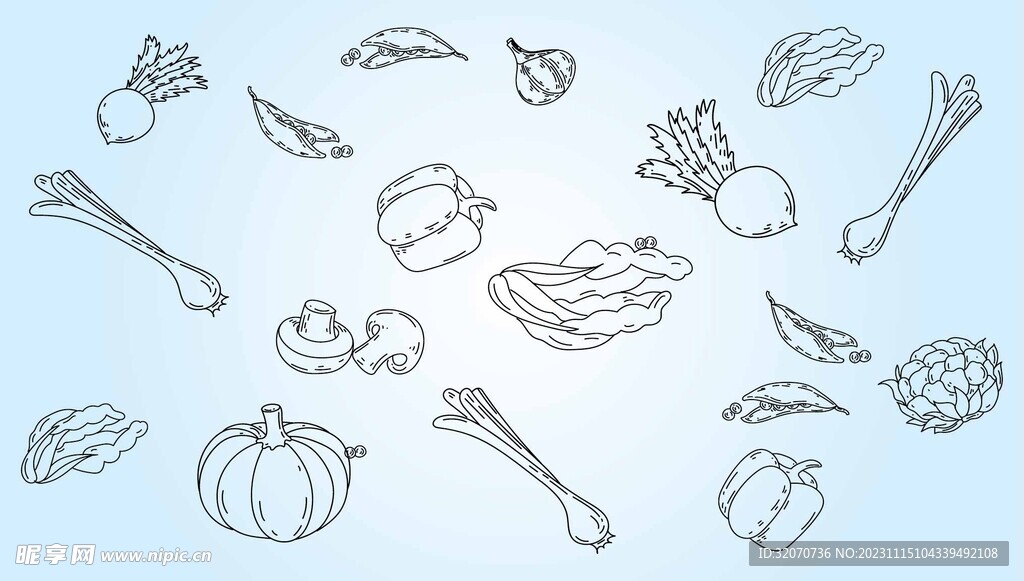 蔬菜水果 矢量文件