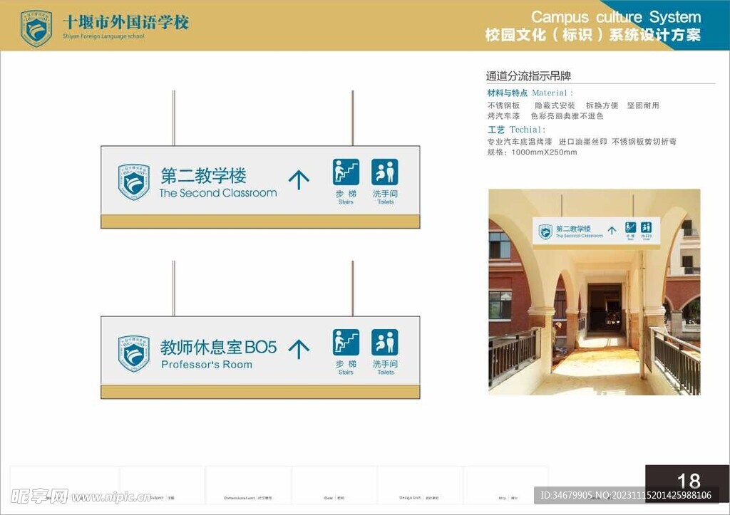 通道分流指示吊牌