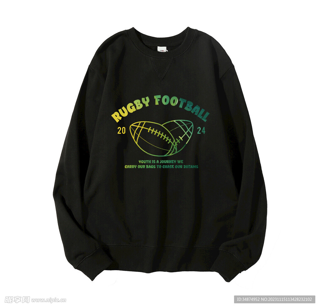 橄榄球图案设计服饰