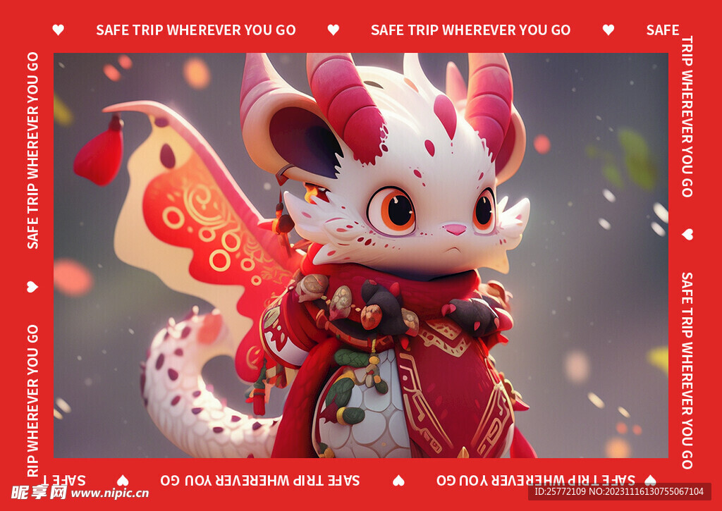 2024龙年地垫图案