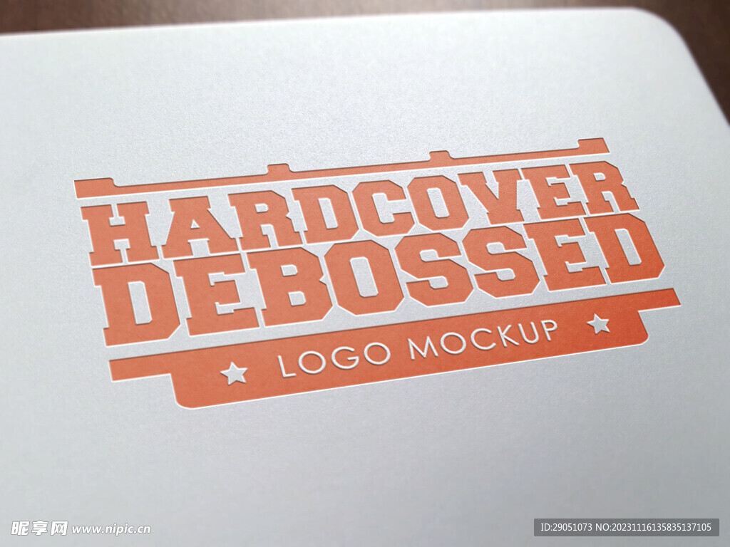 LOGO纸张效果样机