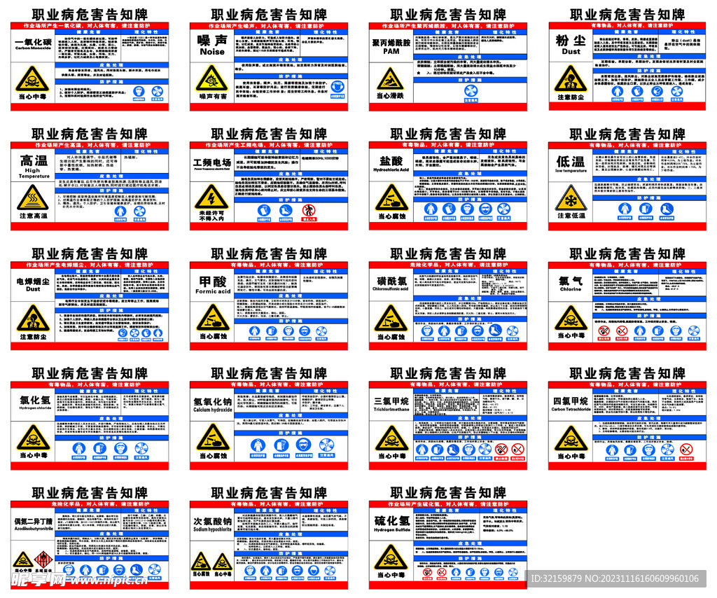 职业病危害告知牌