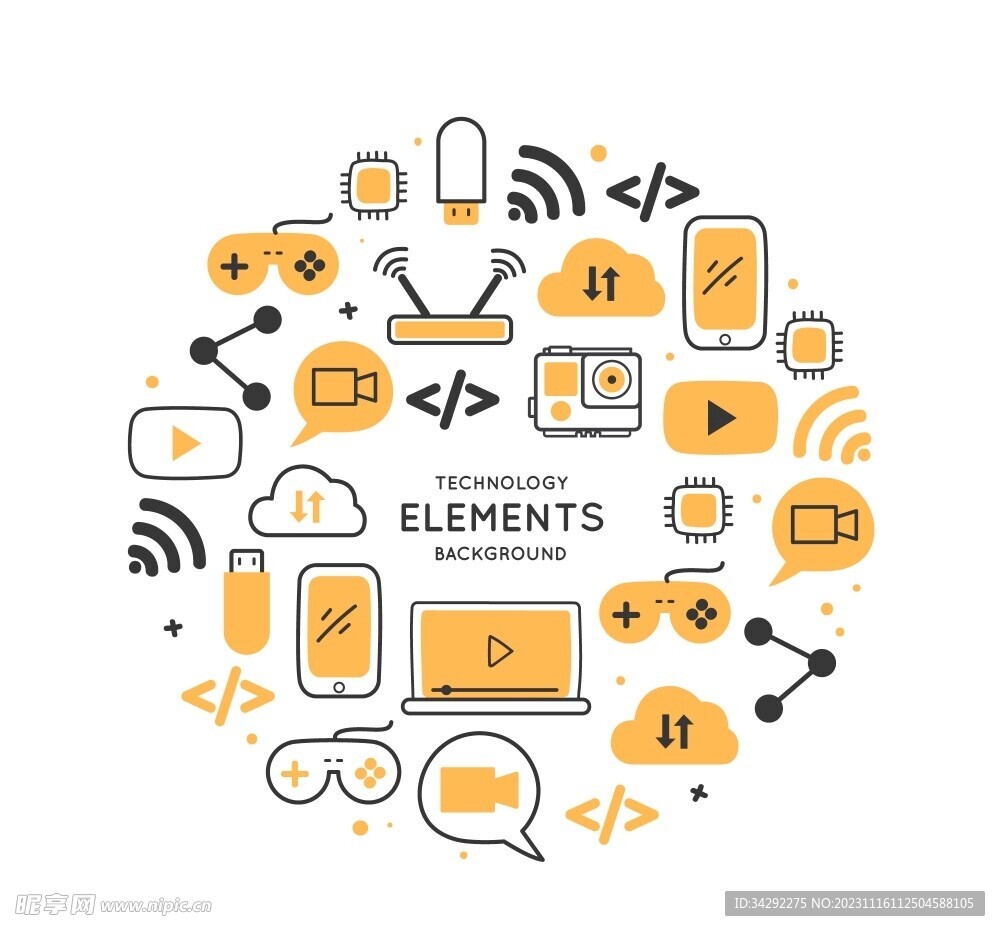 互联网科技图标