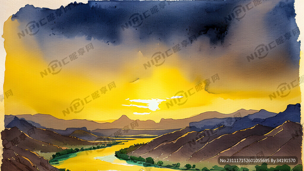 超大广角 俯视视角 大漠孤烟直