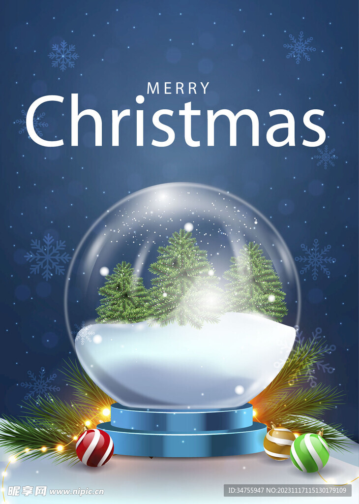圣诞节海报