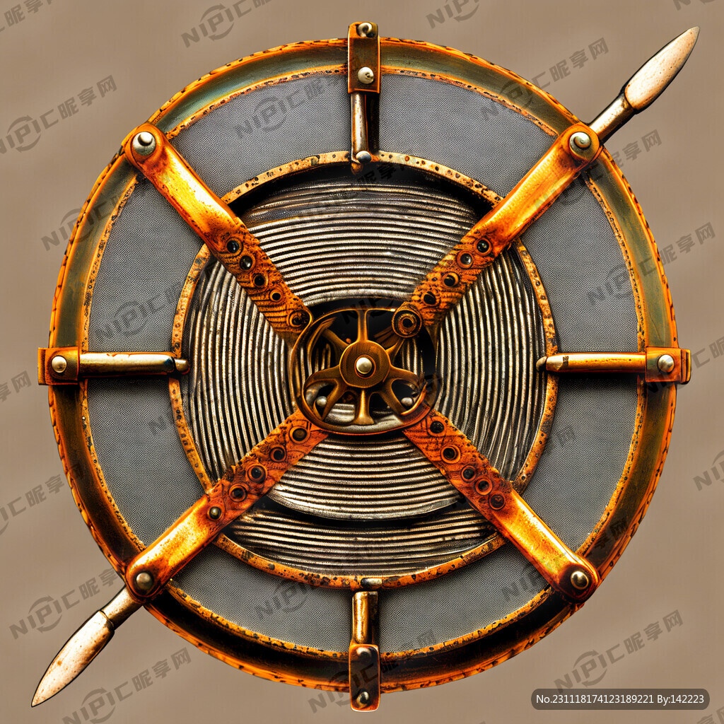 创建一个圆形金属四合扣