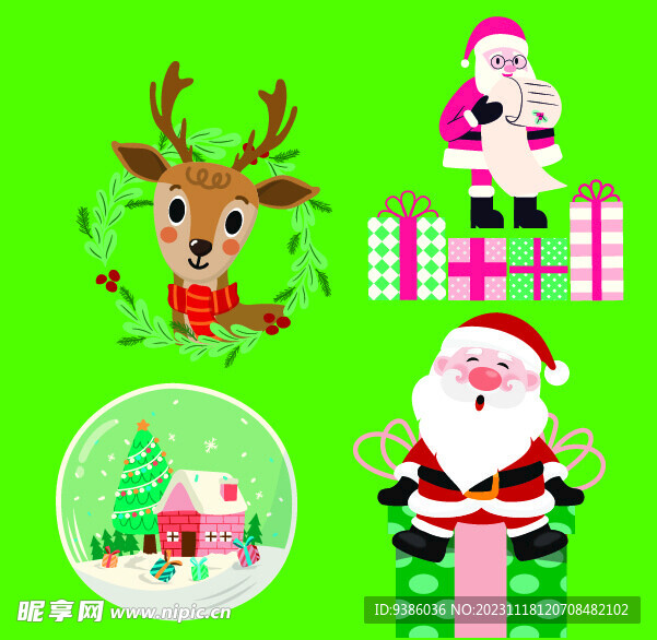 圣诞老人鹿