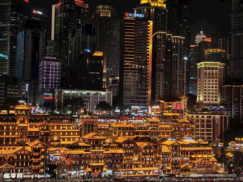 重庆洪崖洞夜景