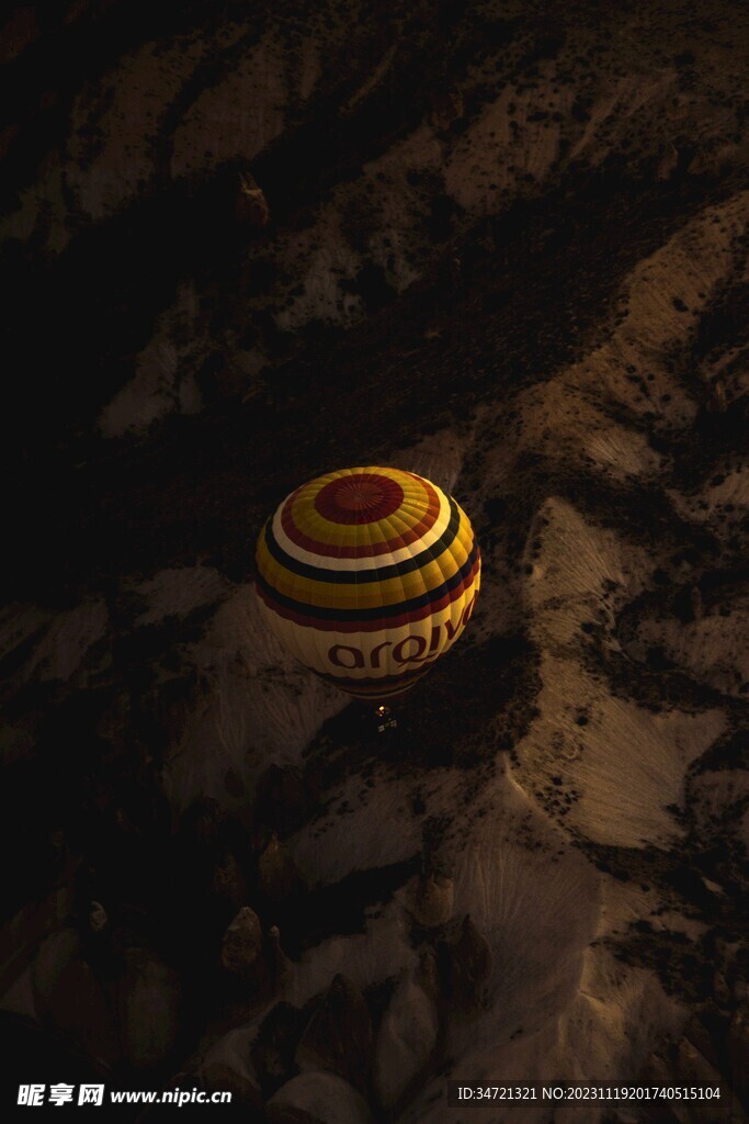 旅行的热气球