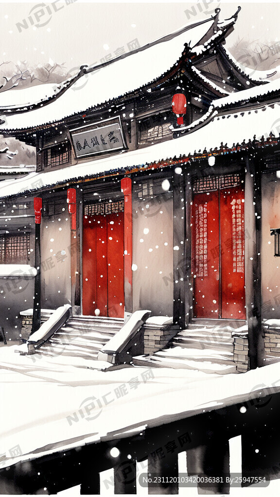 小雪节气 下着小雪 吃着涮羊肉